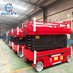 รถยกแบบกรรไกรเคลื่อนที่ ขนาด <span class=keywords><strong>6</strong></span> ม., 8 ม., 10 ม. แบบเตี้ย รับน้ำหนัก 300 กก., 320 กก., 500 กก. สำหรับสายการบรรจุภัณฑ์ - Product Image 6