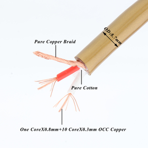 QINCROWN 2 paires de câbles audio-vidéo XLR à gaine PVC, conducteurs en cuivre nu, cordon d'alimentation noir, <span class=keywords><strong>rallonge</strong></span> mâle-femelle DIY - Product Image 6