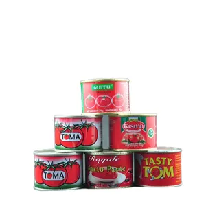 Best Brand Tomato Paste China Factory Maker Different Sizes Of Tin Tomatoes Paste Tomato Sauce