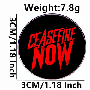 OEM ODM personalizado alto el fuego <span class=keywords><strong>tregua</strong></span> libertad Palestina broche Pin Aleación de Metal esmalte insignia Accesorios - Product Image 2