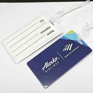 Étiquette de <span class=keywords><strong>bagage</strong></span> à logo personnalisé étiquette de valise en plastique à bas prix en gros avec étiquette nominative pour le voyage - Product Image 3