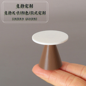 Meubles miniatures de simulation Ob11 : Canapé, chaise, mini table ronde – Décorations et ornements pour scène de salon de maison de poupée - Product Image 6