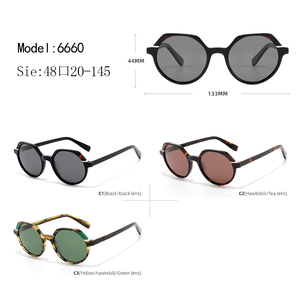Retro Round <b>Sunglasses</b> Full Rim Tortoise <b>Frame</b> Green Lenses UV400 Protection Unisex Adult Casual Style - Product Image 2