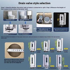 Válvula <span class=keywords><strong>de</strong></span> entrada <span class=keywords><strong>de</strong></span> tanque <span class=keywords><strong>de</strong></span> agua para el hogar ABS <span class=keywords><strong>universal</strong></span> Válvulas <span class=keywords><strong>de</strong></span> doble descarga silenciosas para inodoros sentados y en cuclillas para uso en el baño - Product Image 2