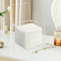 Récipient pour serviettes de visage sur mesure, tiroir jetable, organisation de maquillage à domicile pour peau propre, diffuseur de roseaux, mouchoirs en coton