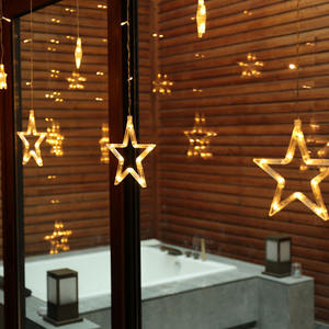 Guirlandes lumineuses LED en forme d'<span class=keywords><strong>étoile</strong></span> scintillante <span class=keywords><strong>de</strong></span> 2,5 m, rechargeables par USB, décoratives, étanches, <span class=keywords><strong>pour</strong></span> la vente en gros - Product Image 1