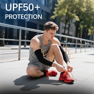 Manicotti Protettivi per Uomo e Donna con Logo Personalizzato, Protezione UV e dal Sole, per Sport all'Aperto - Product Image 5