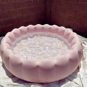 Piscine ronde <span class=keywords><strong>de</strong></span> natation, nouveau Design Unique, <span class=keywords><strong>pataugeoire</strong></span> pour enfants, grande piscine <span class=keywords><strong>gonflable</strong></span> à 3 anneaux pour enfants - Product Image 1