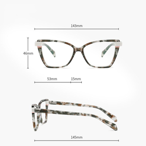 Kính mắt người bán tốt nhất trường hợp sang trọng Acetate chống ánh sáng màu xanh <span class=keywords><strong>2025</strong></span> kính mắt cho nam giới vuông kính khung - Product Image 5