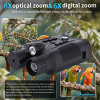 Binoculares de Visión Nocturna Digital con Iluminador IR de 850nm, HNV600, Cámara de Visión Nocturna Infrarroja con Video 4K, Equipo para Exteriores
