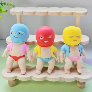 Nuevo Juguete Antiestrés de Peluche con Forma de Bandido Enmascarado, Creativo y Relajante, Ideal para Regalos en Ferias Comerciales y Obsequios de Bienvenida - Product Image 4