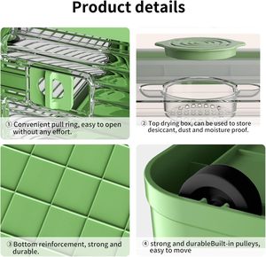 Direct Factory Modern Extra Large Glossy Plastic <b>Storage</b> <b>Box</b> Tub Front Open Window Baby Clothing Organizer Toys Bedding Wardrobe - Product Image 2