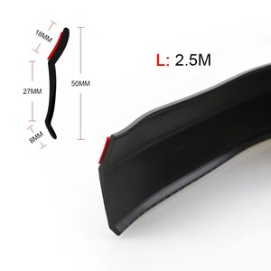 Protezione Universale 2.5M per Paraurti Anteriore Auto, Striscia Adesiva Antiurto in Gomma per Esterni - Product Image 6