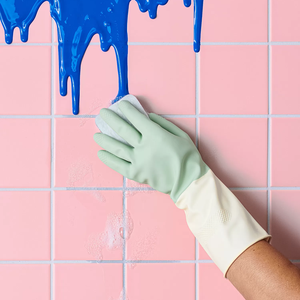 Prix <span class=keywords><strong>de</strong></span> gros ménage étanche vaisselle gants <span class=keywords><strong>de</strong></span> nettoyage des mains en caoutchouc pour cuisine salle <span class=keywords><strong>de</strong></span> bain <span class=keywords><strong>toilette</strong></span> - Product Image 5