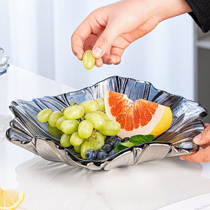 <span class=keywords><strong>Assiette</strong></span> à <span class=keywords><strong>fruits</strong></span> de style nordique, style <span class=keywords><strong>frais</strong></span>, style européen, motif uni en forme de fleur pour le Nouvel An, pour la maison et le salon - Product Image 4