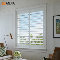 Volet persienne en PVC moderne à ouverture horizontale pour hôtels et appartements, ajustable, vente en gros