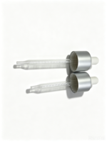 Embout compte-gouttes en silicone personnalisé pour pipette en verre d'huile essentielle, bouchon de distribution, embout de scellage avec impression de logo OEM
