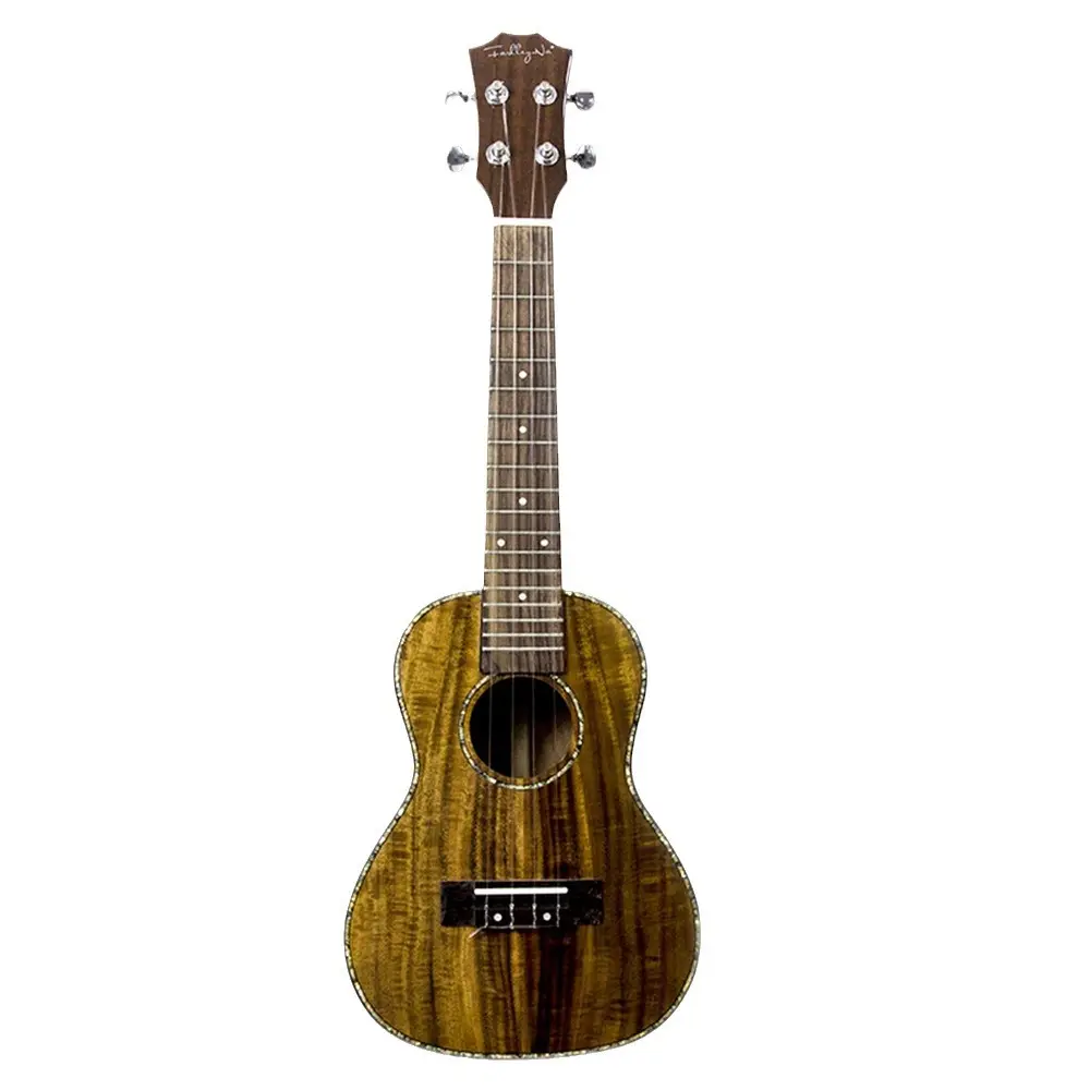wholesale children 23 inch all solid wood acacia all single wood ukulele for kid