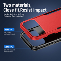 Coque de téléphone robuste antichoc pour iPhone 16 15 14 13 17 18 Pro Max 16e Plus, en PC rigide, anti-rayures, protection renforcée