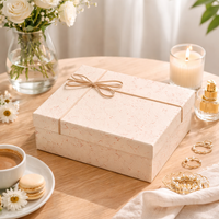 Boîte cadeau de luxe avec couvercle, emballage rigide personnalisé pour Noël, mariage, parfum et cadeaux gastronomiques