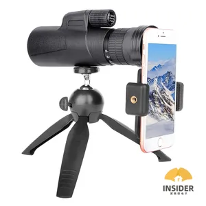 Custom Logo Monoculars Telescope With Mobile Phone Holder Tripod Zoom 10-30X42 High-Magnification Monocular With Low Price