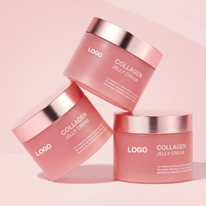 Gelatina de Colágeno Vegano Coreano Rosa, Crema de Gel de Colágeno y Ácido Hialurónico, Crema Hidratante Blanqueadora Antienvejecimiento - Product Image 2