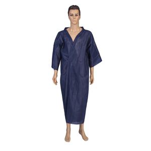 Bata de sauna desechable no tejida PP para hombres y mujeres Kimono desechable PP Albornoz no tejido - Product Image 1