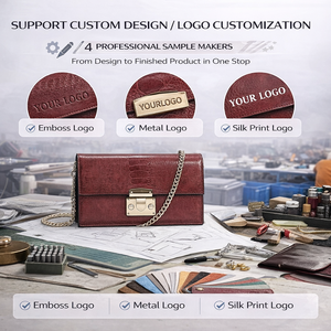 Bolso de Mano para Mujer, de Piel de Cocodrilo, Anti-Robo, Personalizable, Estilo <span class=keywords><strong>Trapstar</strong></span>, Bolso de Hombro, Fabricante de <span class=keywords><strong>Bolsos</strong></span> de Poliéster OPP, Estilo Coreano - Product Image 5