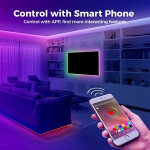 <span class=keywords><strong>36W</strong></span> Smart App control LED Strip <span class=keywords><strong>lampada</strong></span> al <span class=keywords><strong>Neon</strong></span> illuminazione decorativa per interni barra luminosa flessibile RGB con telecomando - Product Image 2