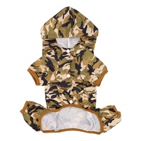 Imperméable à capuche rayé pour chien, 100 % polyester, écologique, imperméable, tailles XS-XXL, idéal été et printemps