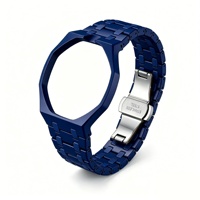 Farbenfroher ABS-Mode-Uhrenarmband + Biokeramik-Gehäuse mit Edelstahlschnalle für AP Royal Pop S-Uhr Armband für Herren und Damen