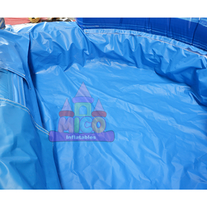 Tobogán Acuático Inflable con Diseño de Palmera Tropical, Piscina Azul de Una Sola Vía, para Adultos y Niños, Alquiler Comercial para Fiestas de Verano al Aire Libre - Product Image 6