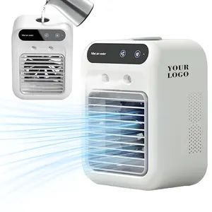 Modernisierter Verdampfluchkühler persönliche Klimaanlage Kühlung Lüfter mit 2 kühlen Nebeln und Geschwindigkeiten für Schlafzimmer, Büro, Raum