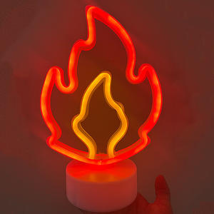 بطارية USB مزدوجة الغرض تعمل بمصباح نيون أضواء ليد ليلية للكريسماس للديكور الخارجي وغرف النوم للعطلات وغرف النوم - Product Image 4