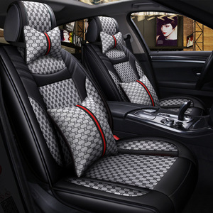 Accessori Auto di Design, <span class=keywords><strong>Coprisedili</strong></span> Universali di Marca GG per <span class=keywords><strong>BMW</strong></span>, Mercedes, Toyota, Honda, Hyundai, Kia - Product Image 3