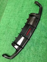 Difusor Trasero de Fibra de Carbono Real para Audi A6 S6 C7.5, Alerón con Luces LED para A6 S6 C7.5 2015 2016 2017 2018
