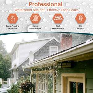 Sellador Líquido Impermeable, Revestimiento Transparente a Prueba de Agua, Agente Invisible para Reparar Fugas en Techos, Baños, Cocinas, Interiores y Exteriores - Product Image 2