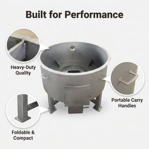 Poêle à biomasse robuste et pliable pour l'extérieur, poêle à <span class=keywords><strong>bois</strong></span> portable pour barbecue, camping, réunions, foyer en acier - Product Image 2