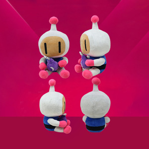 Peluche <span class=keywords><strong>Bomberman</strong></span> Premium HECION, jouet en peluche, poupée de collection, marchandise de jeu pour les fans et les collectionneurs - Product Image 1