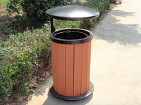 13 23 32 50 gallons poubelle grande poubelle de séparation des déchets bon marché extérieur trois en un double poubelle compactée aspirateur