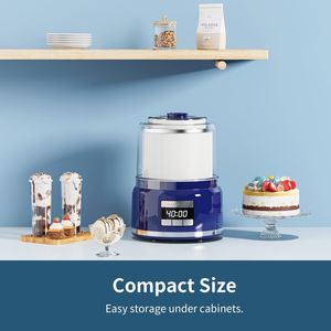 <span class=keywords><strong>Machine</strong></span> <span class=keywords><strong>à</strong></span> <span class=keywords><strong>crème</strong></span> <span class=keywords><strong>glacée</strong></span> automatique de style <span class=keywords><strong>Cuisinart</strong></span> 2L, minuterie programmable, 900g pour gelato maison/yaourt glacé, compacte et facile <span class=keywords><strong>à</strong></span> utiliser - Product Image 6