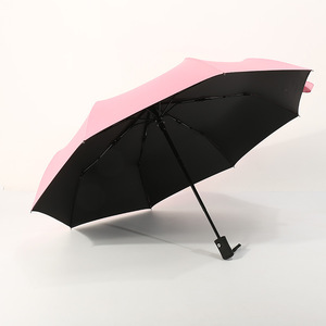 Paraguas Plegable Inteligente UV de 3 Pliegues, Personalizado, Totalmente Automático, Estilo Clásico, para Lluvia o Sol, Regalos Empresariales - Product Image 1