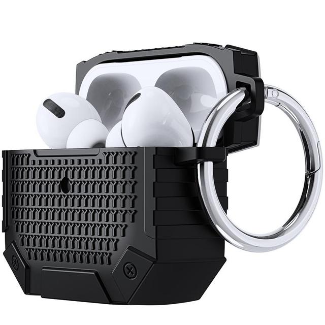 New with Carabiner for Earphone Protective Tpu case for airpod 4 case Cover with Y Antislip Pattern Support Wireless Charging