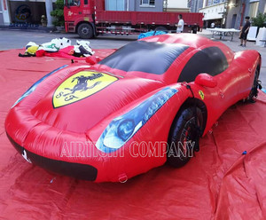 Bơm hơi đỏ car cần bán chất lượng cao PVC quảng cáo khổng lồ mô hình xe bóng - Product Image 1