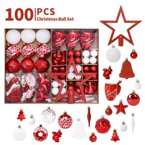 SHUANGYUAN Plastik-Weihnachtskugeln Hängende Dekorative Geschenksets Luxuriöse Christbaumkugeln Weihnachtsbaumschmuck Bolas De Navidad - Product Image 2
