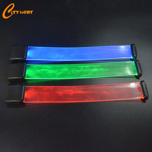 Nouveau produit parti faveur aimant transparent activé par le son led bracelet - Product Image 3