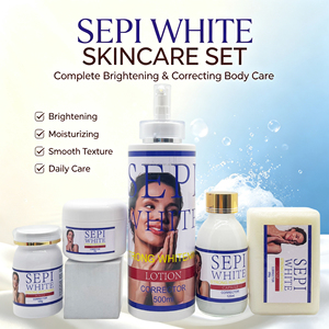 เซ็ตผลิตภัณฑ์บำรุงผิวหน้า SEPI White Strong Whitening <span class=keywords><strong>Cream</strong></span> & Serum Powder สูตรปรับผิวกระจ่างใสขั้นสูง ลดเลือนจุดด่างดำ สำหรับผู้ใหญ่ ด้วยส่วนผสมของโคจิก แอซิด - Product Image 4