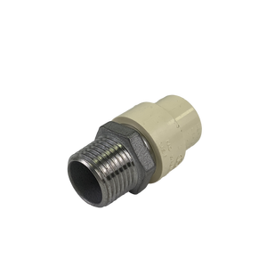 อะแดปเตอร์ CPVC ขนาด 1/2 นิ้ว x ข้อต่อสแตนเลสแบบเกลียวนอกขนาด 1/2 นิ้ว - Product Image 2