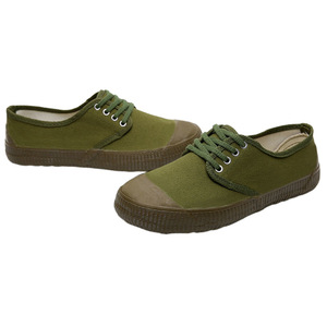 รองเท้าผ้าใบหุ้มข้อสูงสำหรับผู้ชาย สีเขียว กันลื่น ระบายอากาศได้ดี ส้นเตี้ย รองเท้าเพื่อความปลอดภัยสำหรับใช้งานในฟาร์มและกิจกรรมกลางแจ้ง - Product Image 5