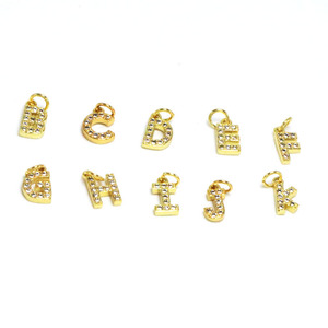 Abalorios de 26 <span class=keywords><strong>A</strong></span> <span class=keywords><strong>a</strong></span> 26 <span class=keywords><strong>A</strong></span> para fabricación de pulseras y collares, charms con letras chapadas en oro y cobre, gran oferta, <span class=keywords><strong>2022</strong></span> - Product Image 5